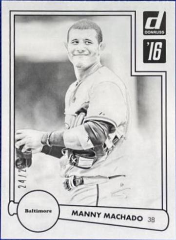 Manny Machado [Test Proof Black] #72