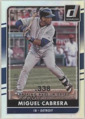 Miguel Cabrera [Season Stat Line] #67