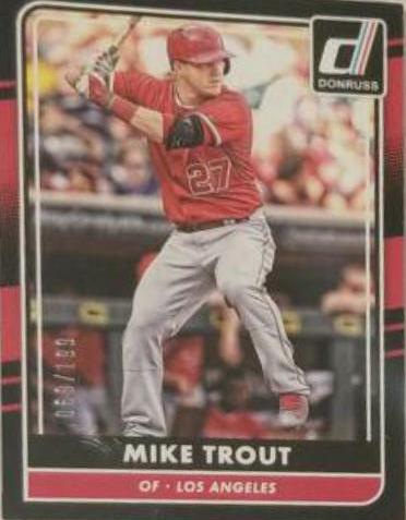 Mike Trout [Batting Black Border] #83