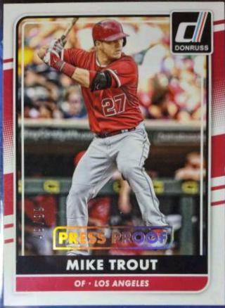 Mike Trout [Batting Gold Press Proof] #83