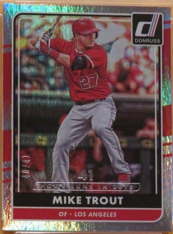 Mike Trout [Batting Season Stat Line] #83