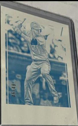 Mike Trout [Batting Test Proof Cyan] #83