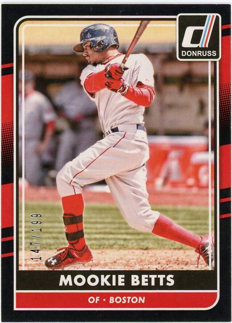 Mookie Betts [Black Border] #118