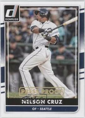 Nelson Cruz [Gold Press Proof] #70