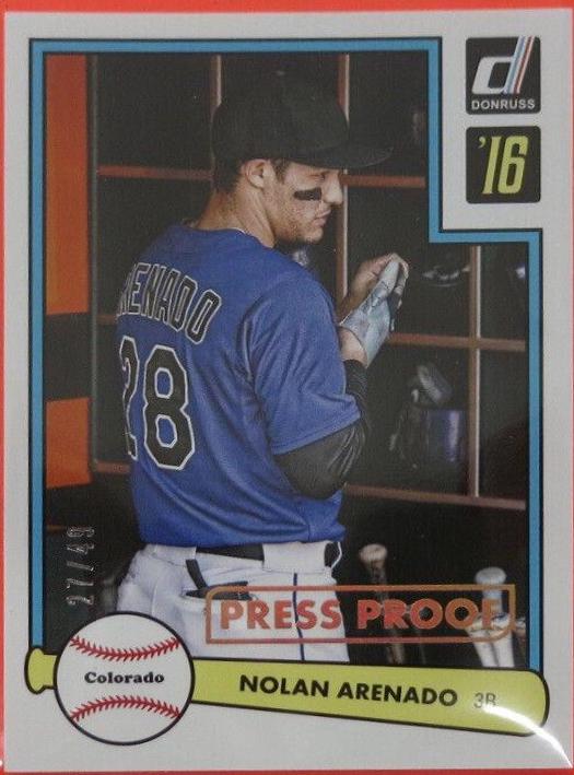 Nolan Arenado [Gold Press Proof] #66