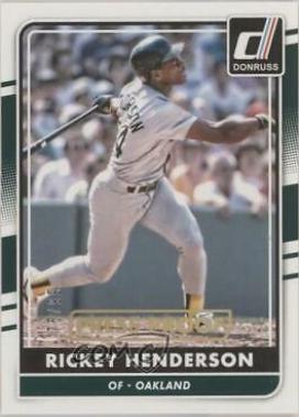 Rickey Henderson [Gold Press Proof] #184