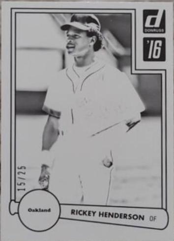 Rickey Henderson [Test Proof Black] #184