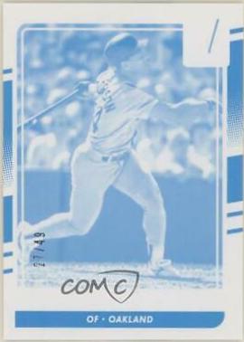Rickey Henderson [Test Proof Cyan] #184