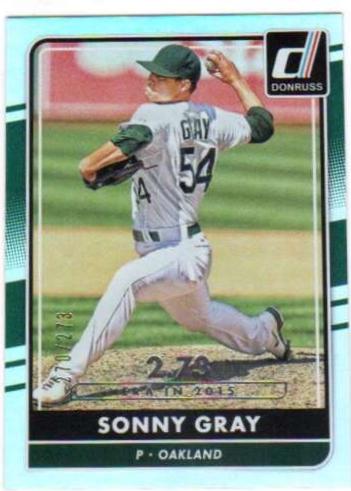 Sonny Gray [Season Stat Line] #50