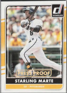 Starling Marte [Gold Press Proof] #75