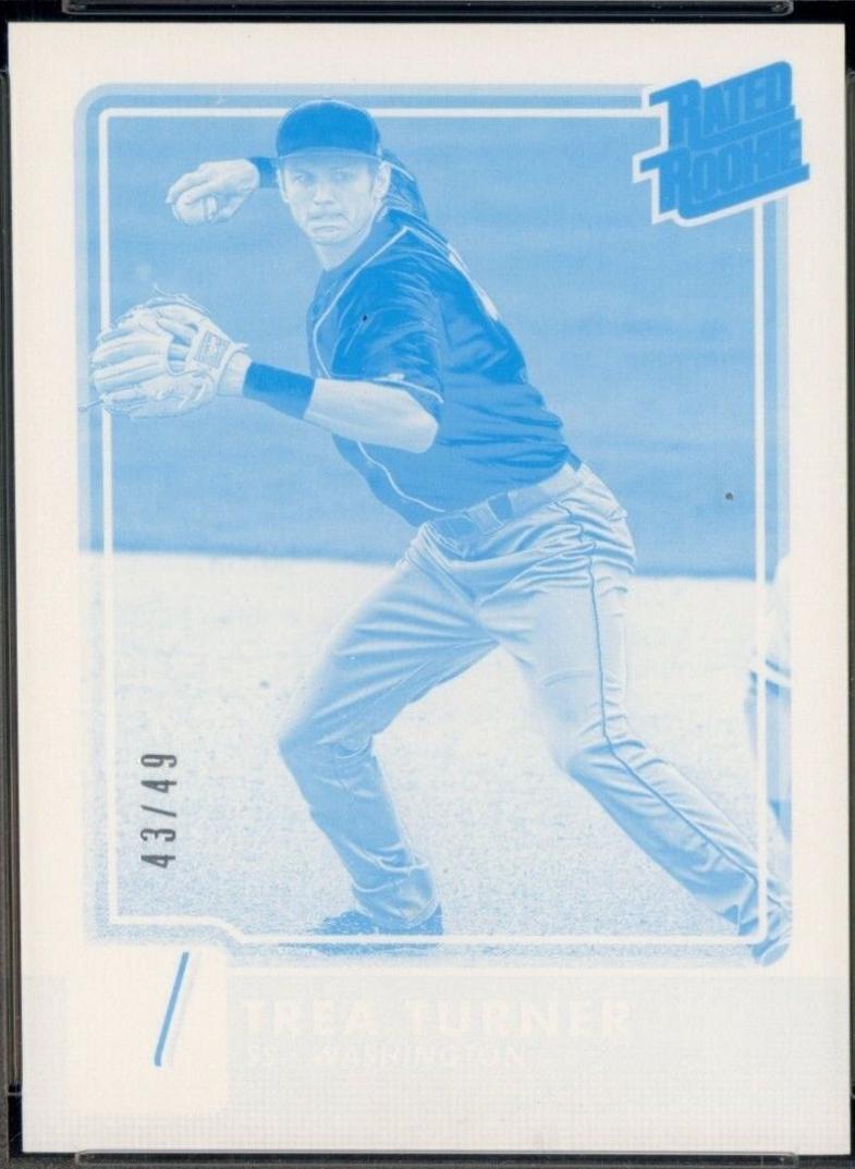 Trea Turner [Test Proof Cyan] #33