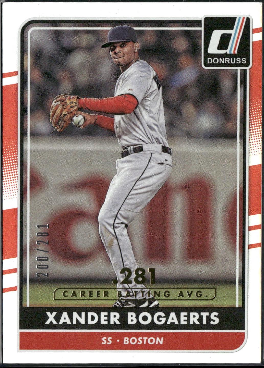 Xander Bogaerts [Career Stat Line] #69