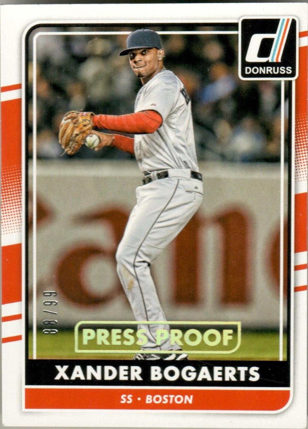 Xander Bogaerts [Gold Press Proof] #69