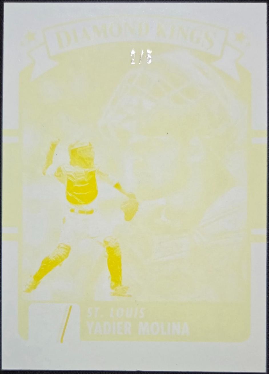 Yadier Molina [Test Proof Yellow] #26