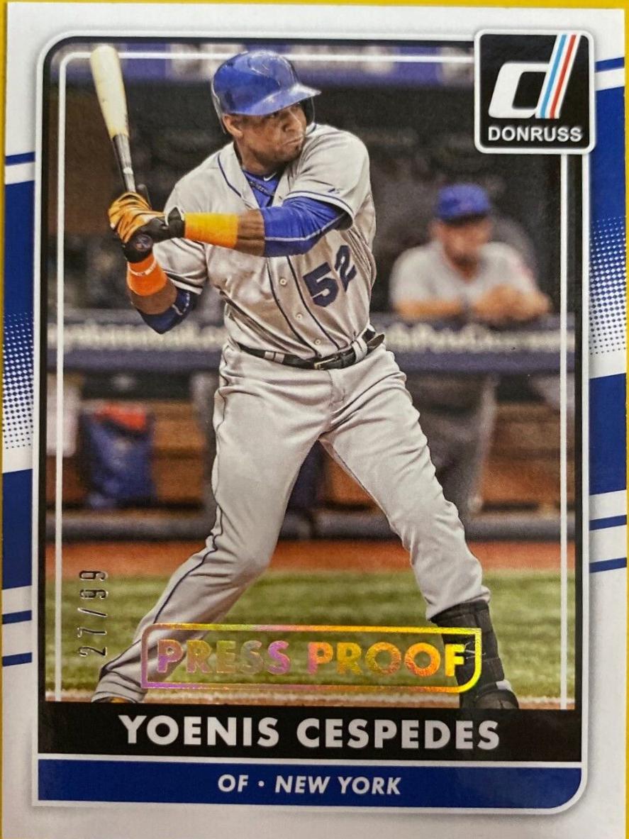 Yoenis Cespedes [Gold Press Proof] #85