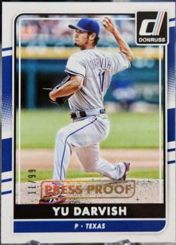 Yu Darvish [Gold Press Proof] #165