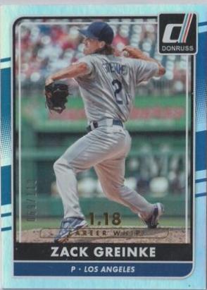 Zack Greinke [Career Stat Line] #54