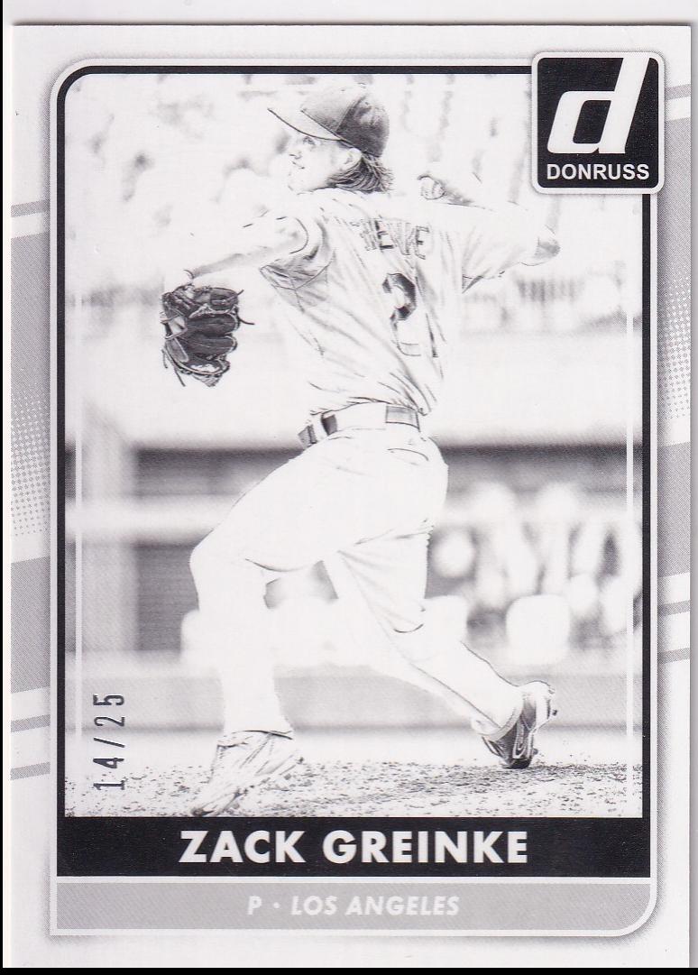 Zack Greinke [Test Proof Black] #54