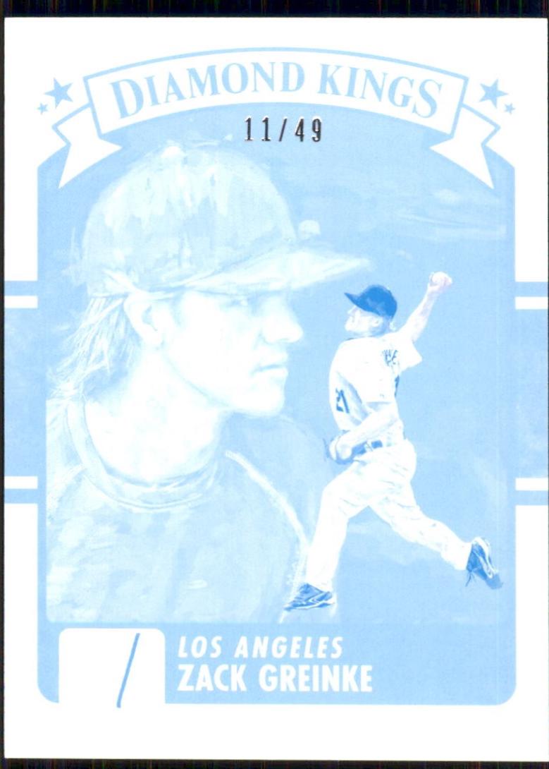 Zack Greinke [Test Proof Cyan] #14