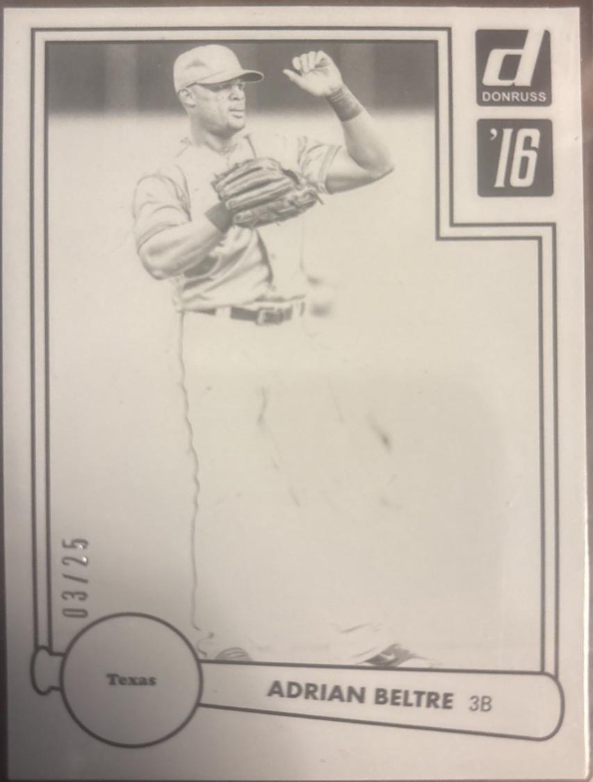 Adrian Beltre [Test Proof Black] #32