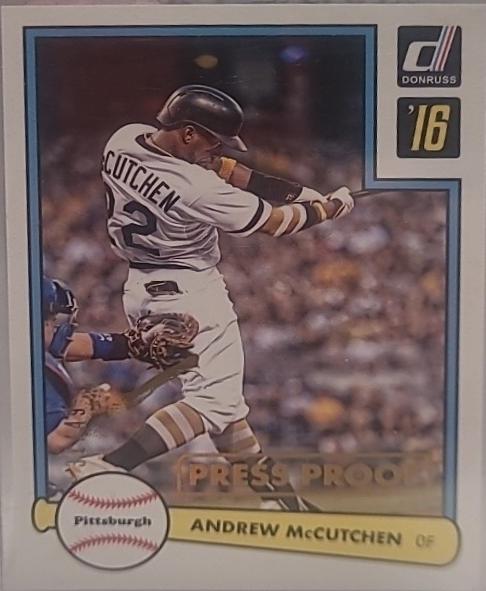 Andrew McCutchen [Gold Press Proof] #16