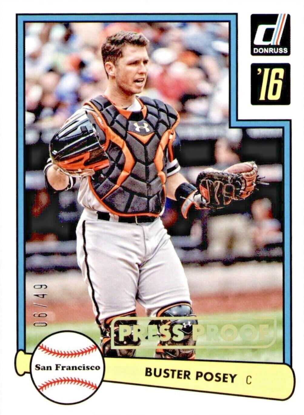 Buster Posey [Gold Press Proof] #19