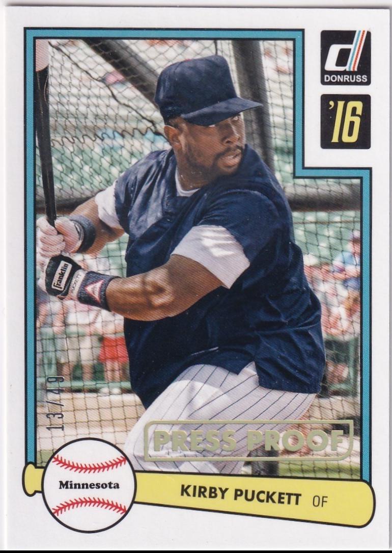 Kirby Puckett [Gold Press Proof] #42