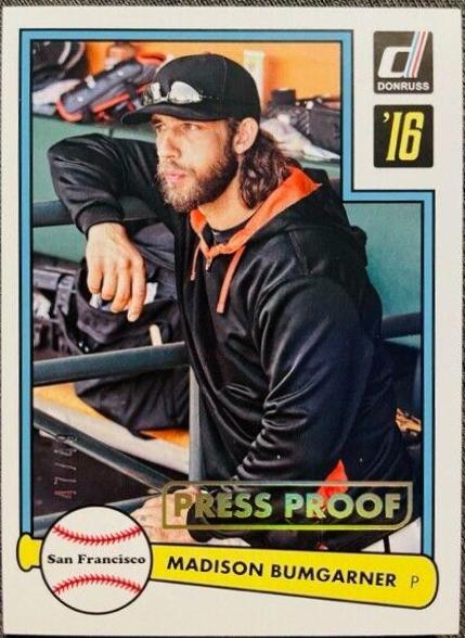 Madison Bumgarner [Gold Press Proof] #23