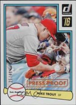 Mike Trout [Gold Press Proof] #1