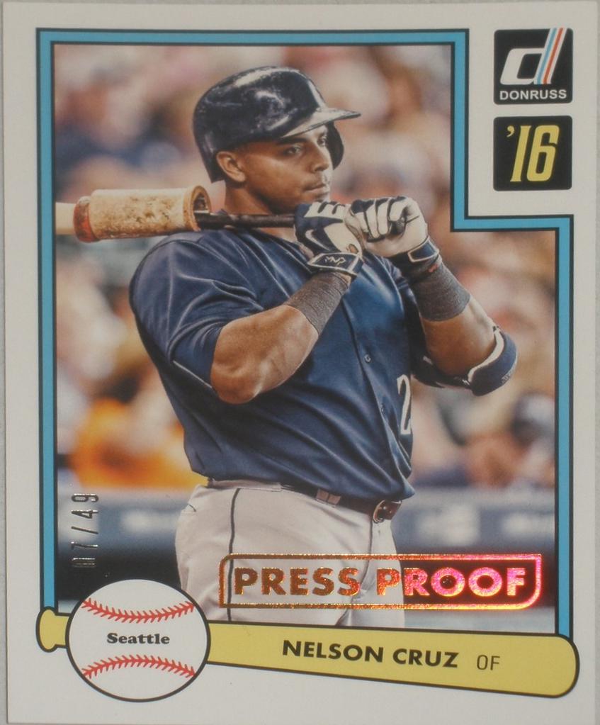 Nelson Cruz [Gold Press Proof] #27