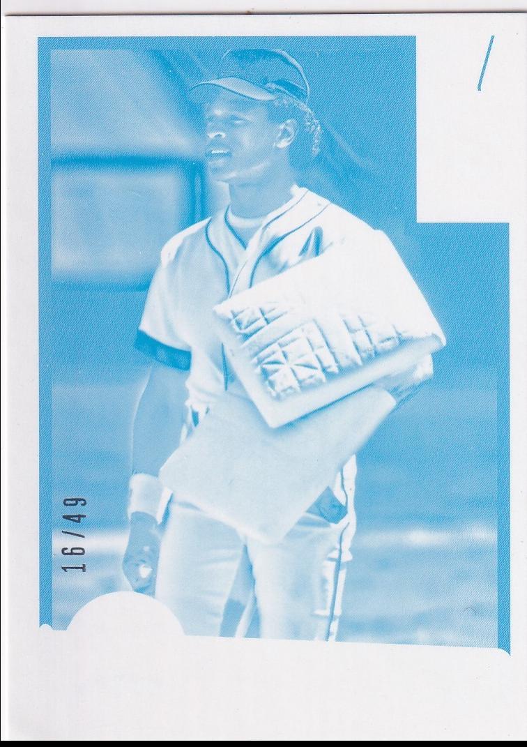 Rickey Henderson [Test Proof Cyan] #47