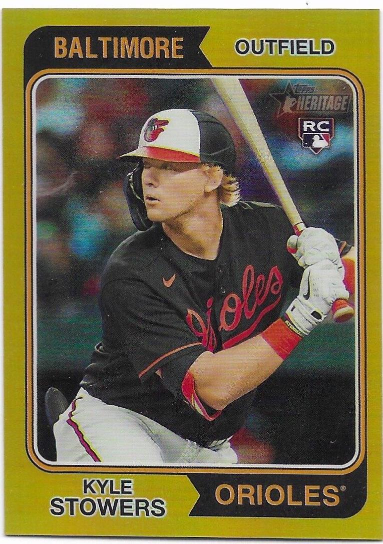 Kyle Stowers [Chrome Gold] #616