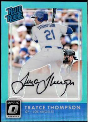 Trayce Thompson [Autograph Aqua] #167
