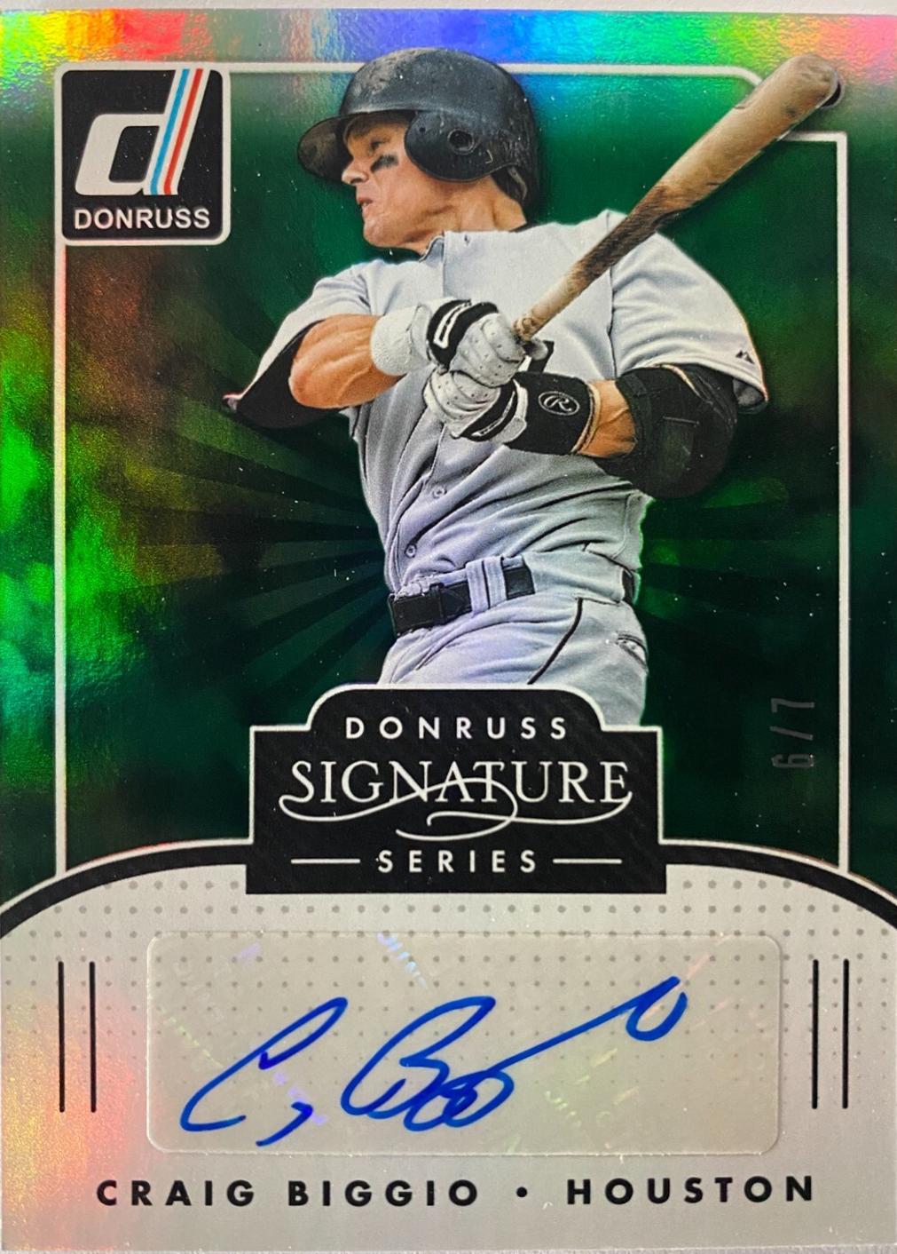Craig Biggio [Green] #SGS-CB