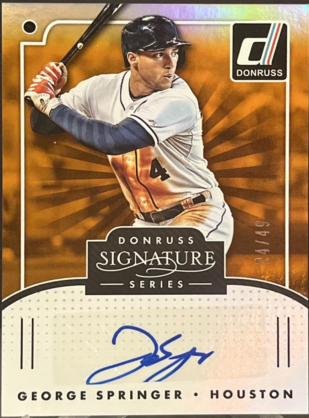 George Springer [Orange] #SGS-GS