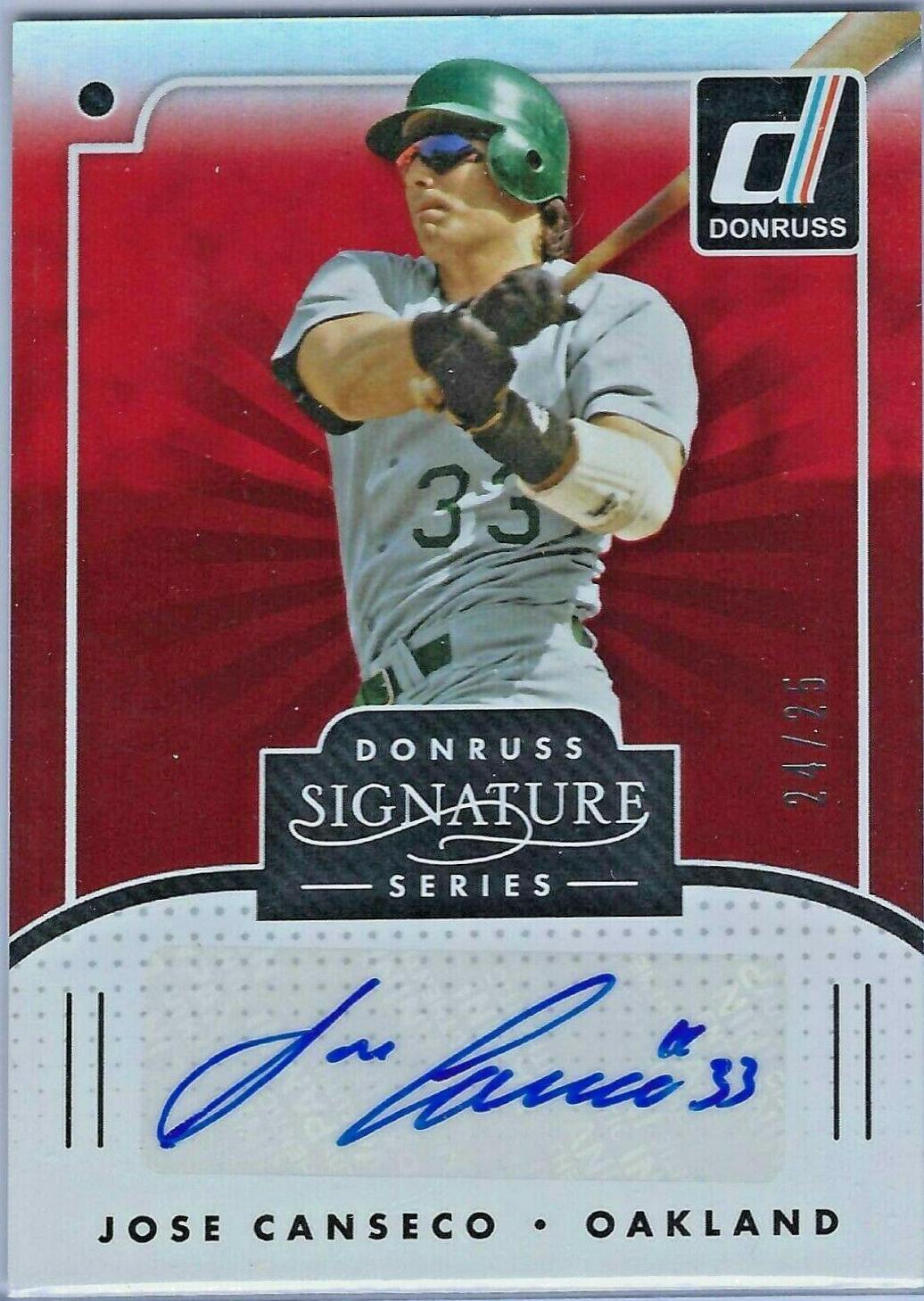 Jose Canseco [Red] #SGS-JC