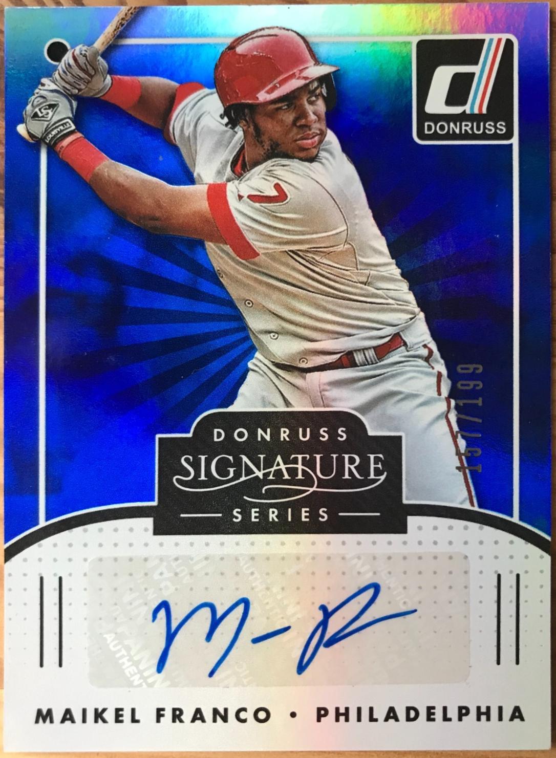 Maikel Franco [Blue] #SGS-MF