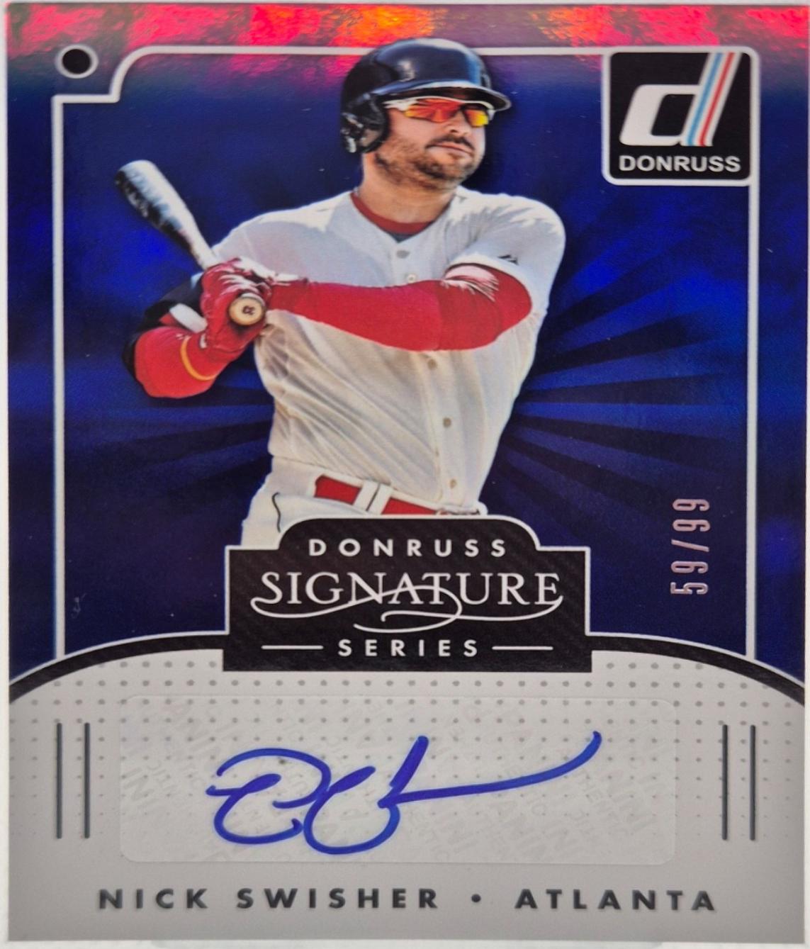 Nick Swisher [Blue] #SGS-NS