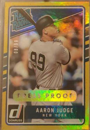 Aaron Judge [Gold Press Proof] #38