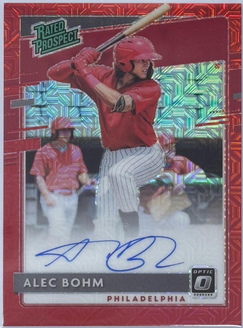 Alec Bohm [Red Mojo] #RPS-AB