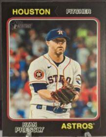 Ryan Pressly [Black Border] #648