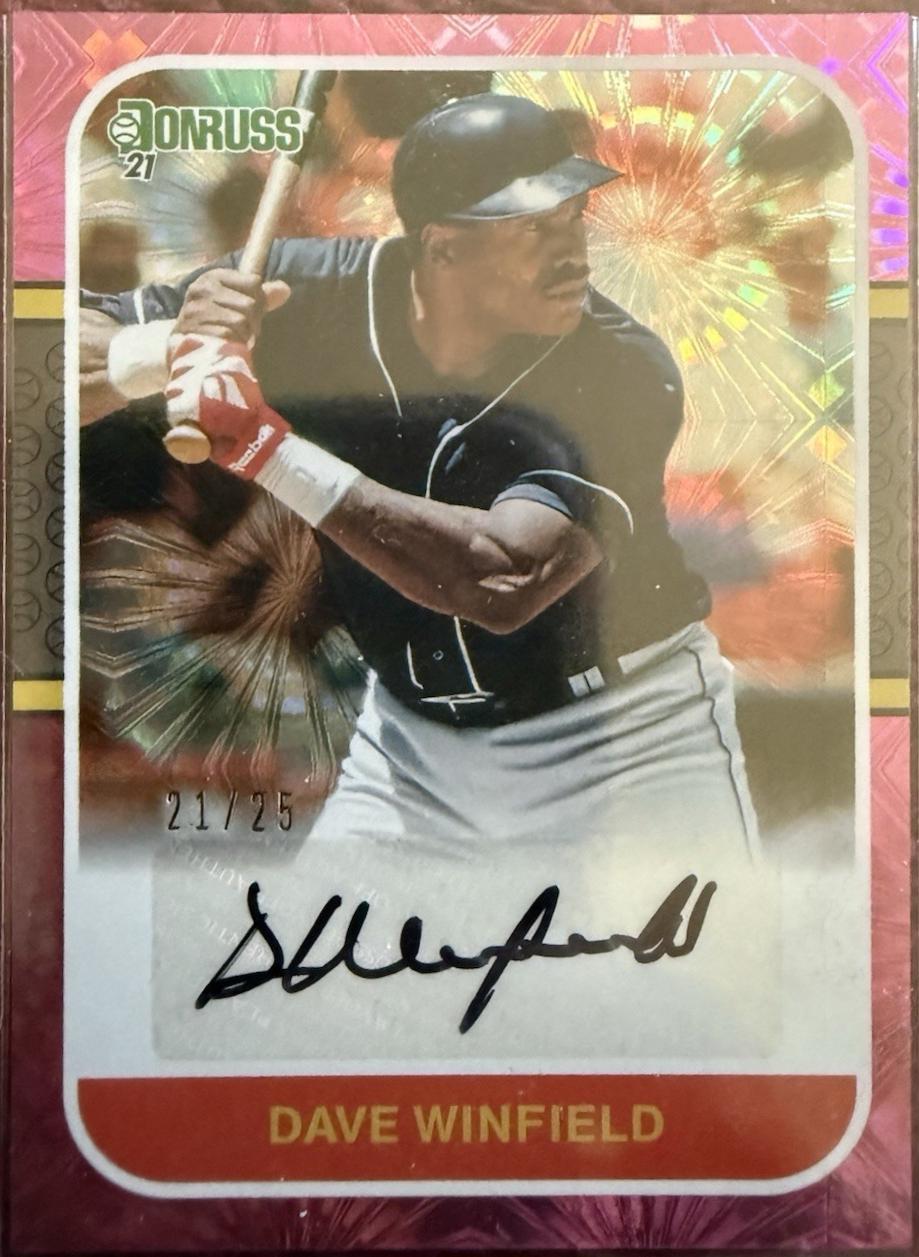 Dave Winfield [Pink Fireworks] #87S-DW