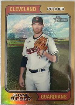 Shane Bieber [Chrome Gold] #83