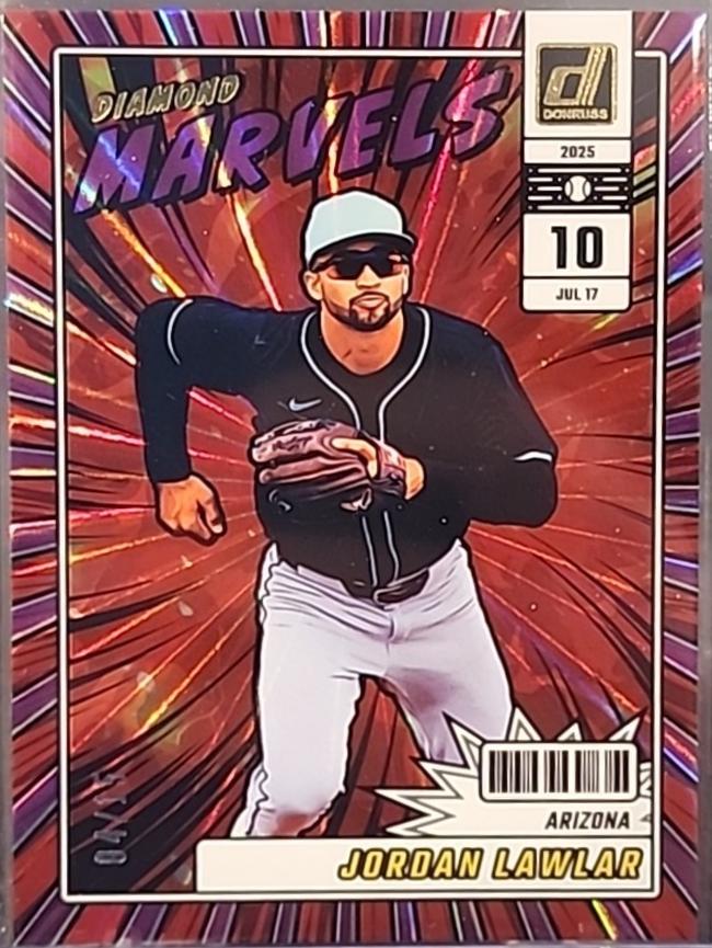 Jordan Lawlar [Purple Laser] #17