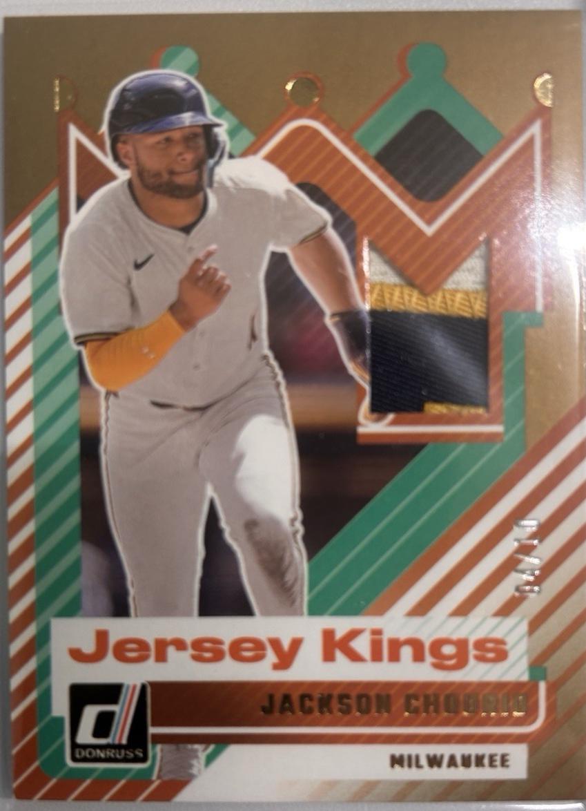 Jackson Chourio [Gold] #JK-JC