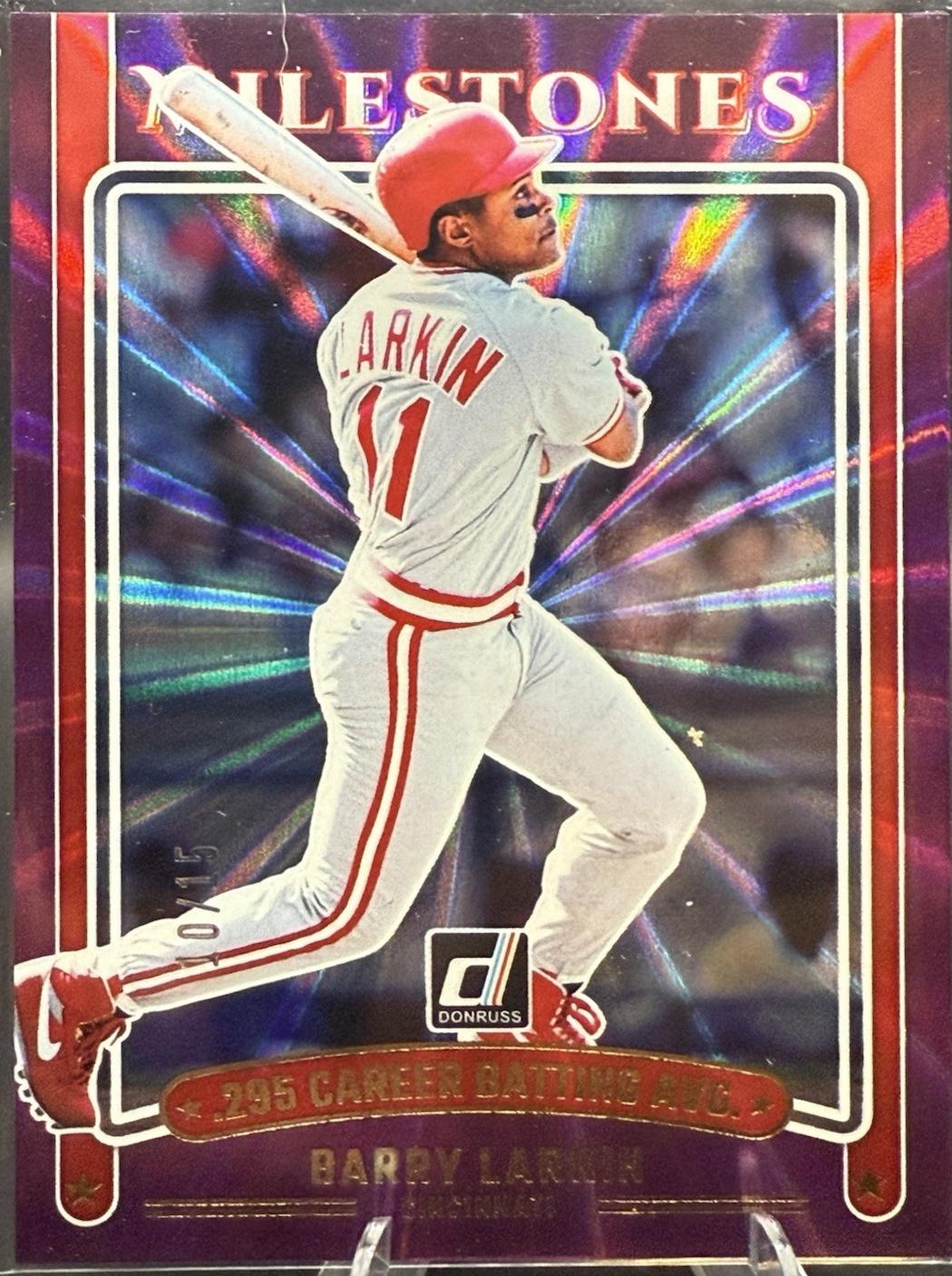 Barry Larkin [Purple Laser] #18