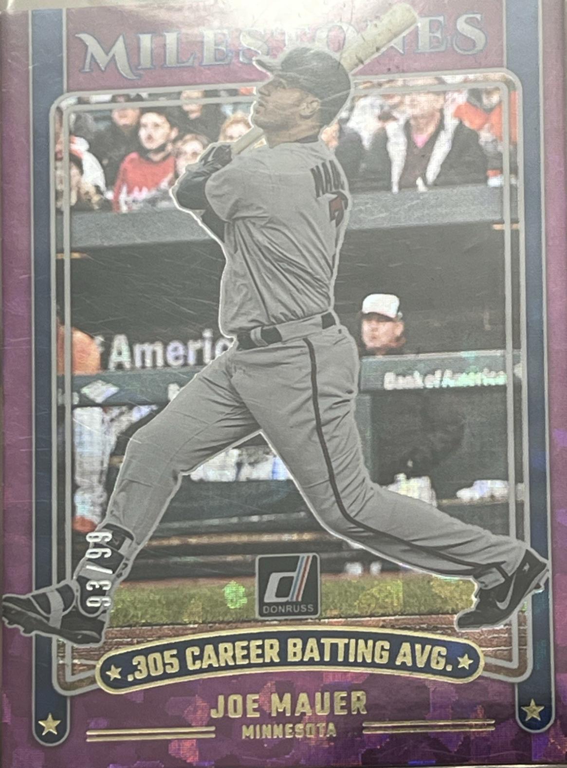 Joe Mauer [Purple Ice] #20