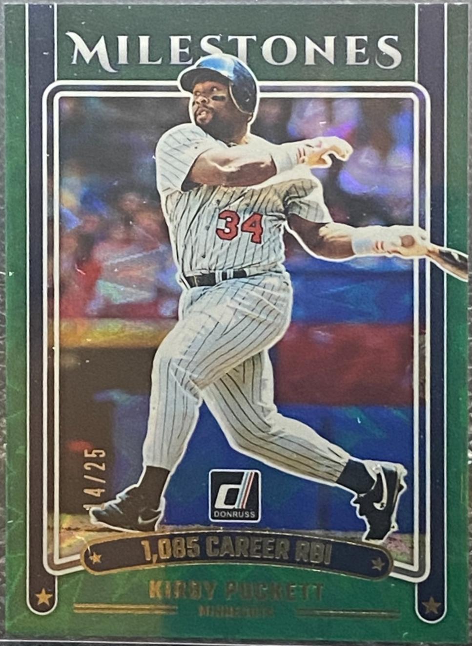 Kirby Puckett [Green Xplosion] #6