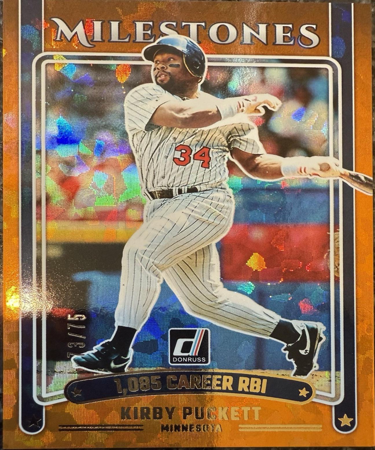 Kirby Puckett [Orange Ice] #6