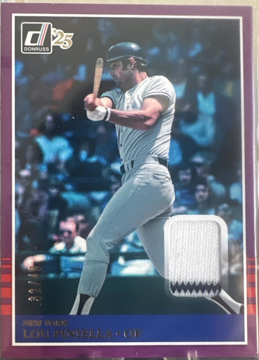 Lou Piniella [Purple] #MAT-LP